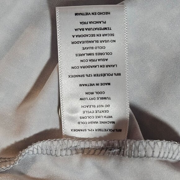 Hickey Freeman Men's Gray Patterned Golf Polo Shirt L/G Polyester Spandex - Picture 7 of 12